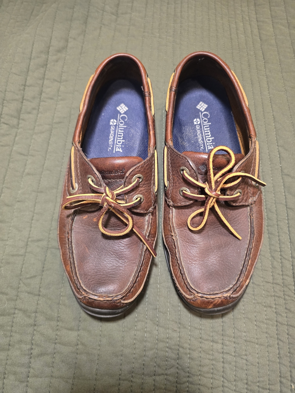 Columbia Men’s Brown Leather Boat Shoes